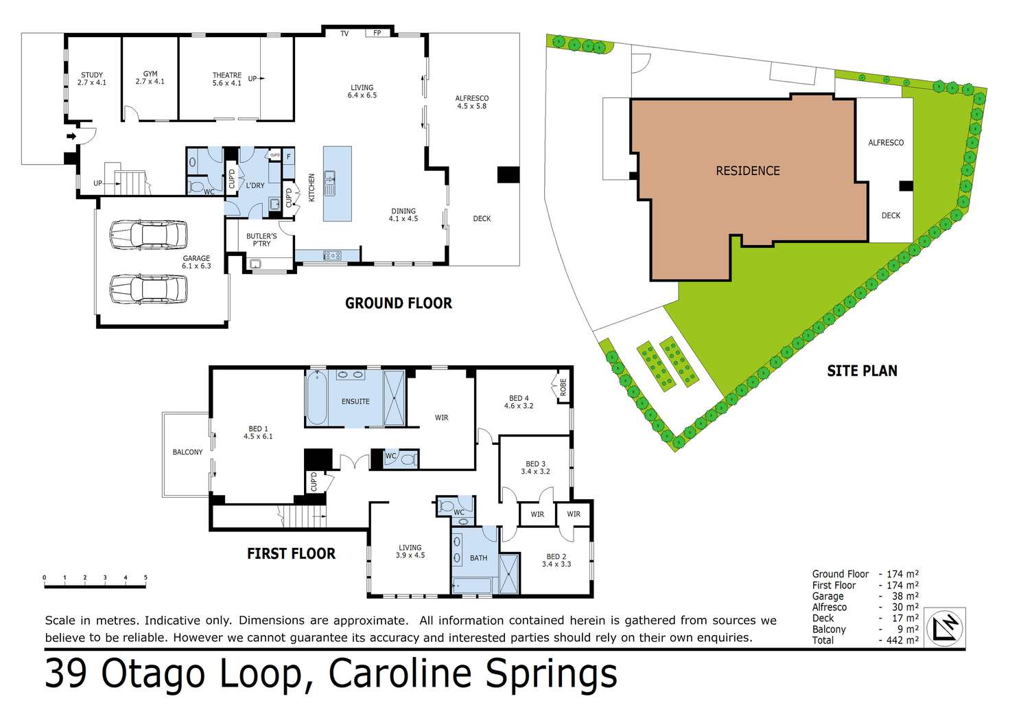 Floorplan of Homely house listing, 39 Otago Loop, Caroline Springs VIC 3023