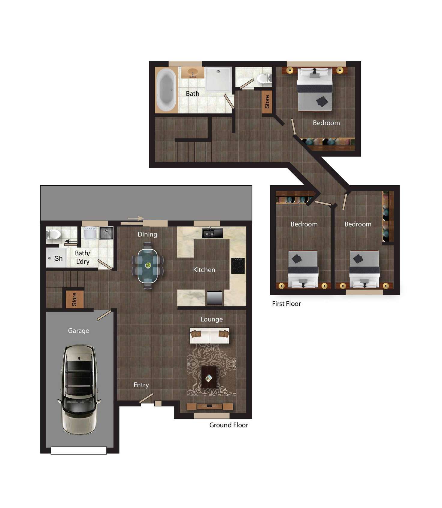 Floorplan of Homely house listing, 3/9 Morton Street, Queanbeyan NSW 2620