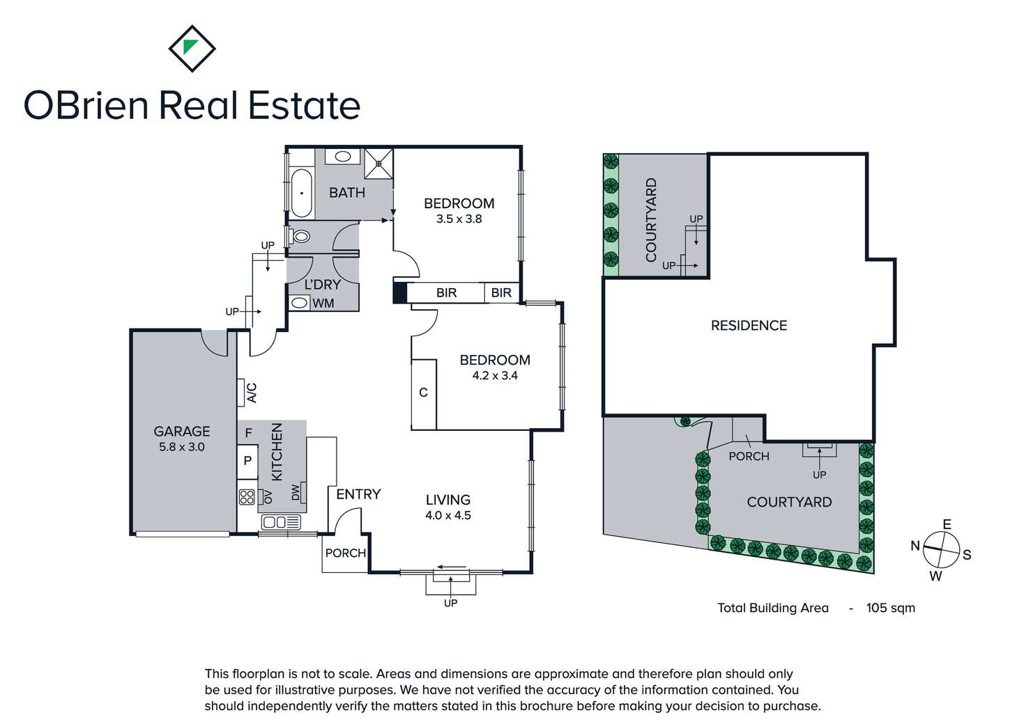 Floorplan of Homely unit listing, 1/104 Chute Street, Mordialloc VIC 3195