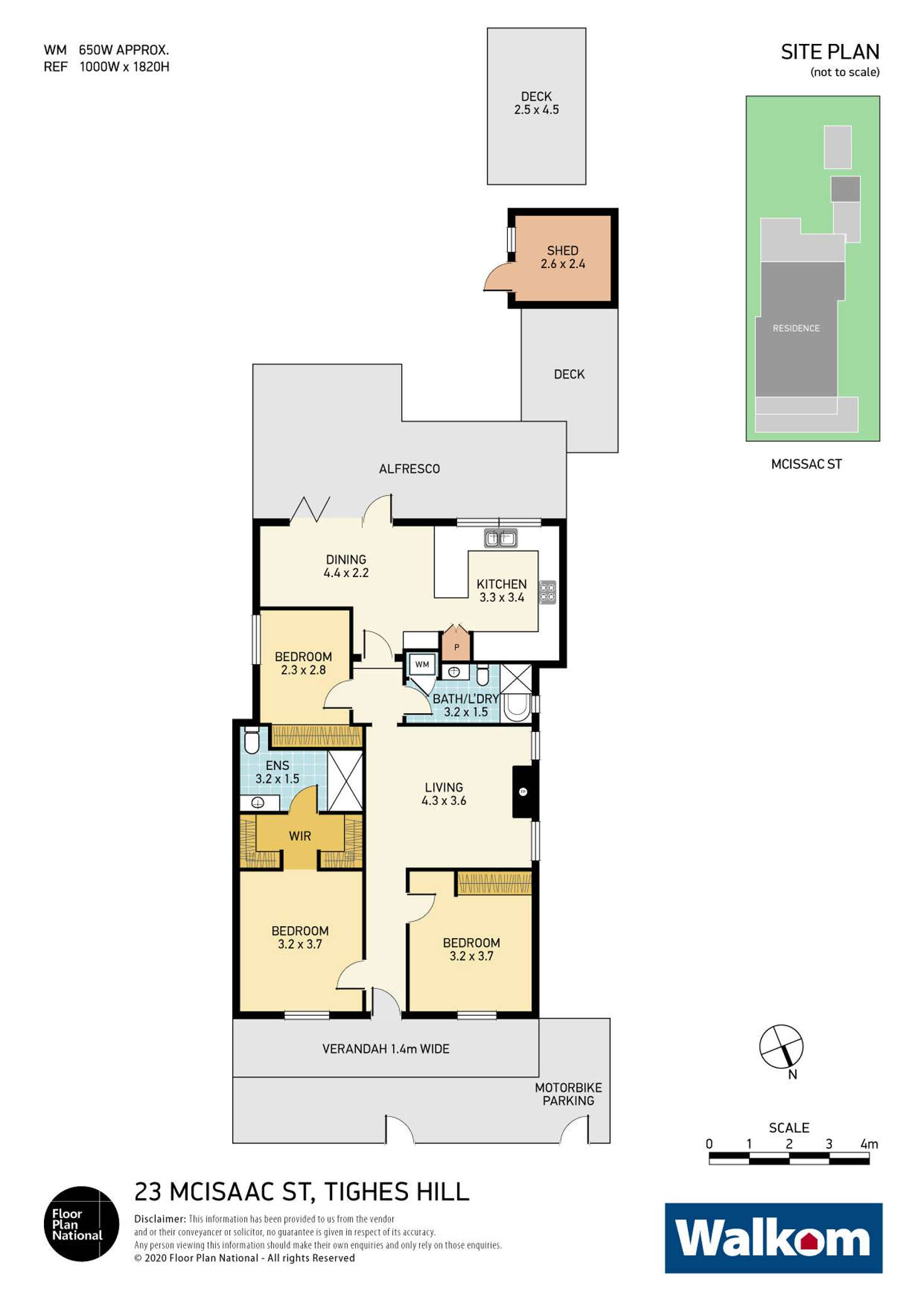 Floorplan of Homely house listing, 23 McIsaac Street, Tighes Hill NSW 2297