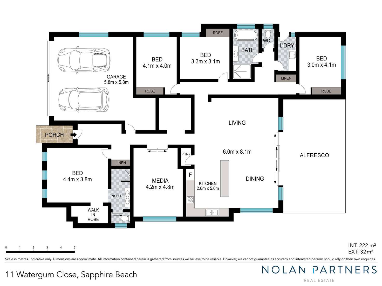 Floorplan of Homely house listing, 11 Watergum Close, Sapphire Beach NSW 2450