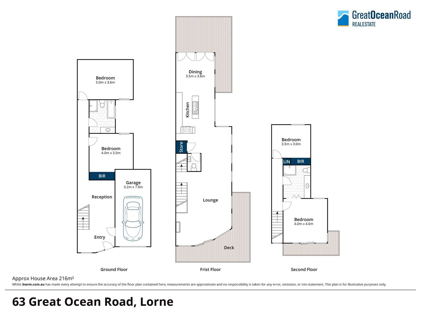 Floorplan of Homely house listing, 63 Great Ocean Road, Lorne VIC 3232