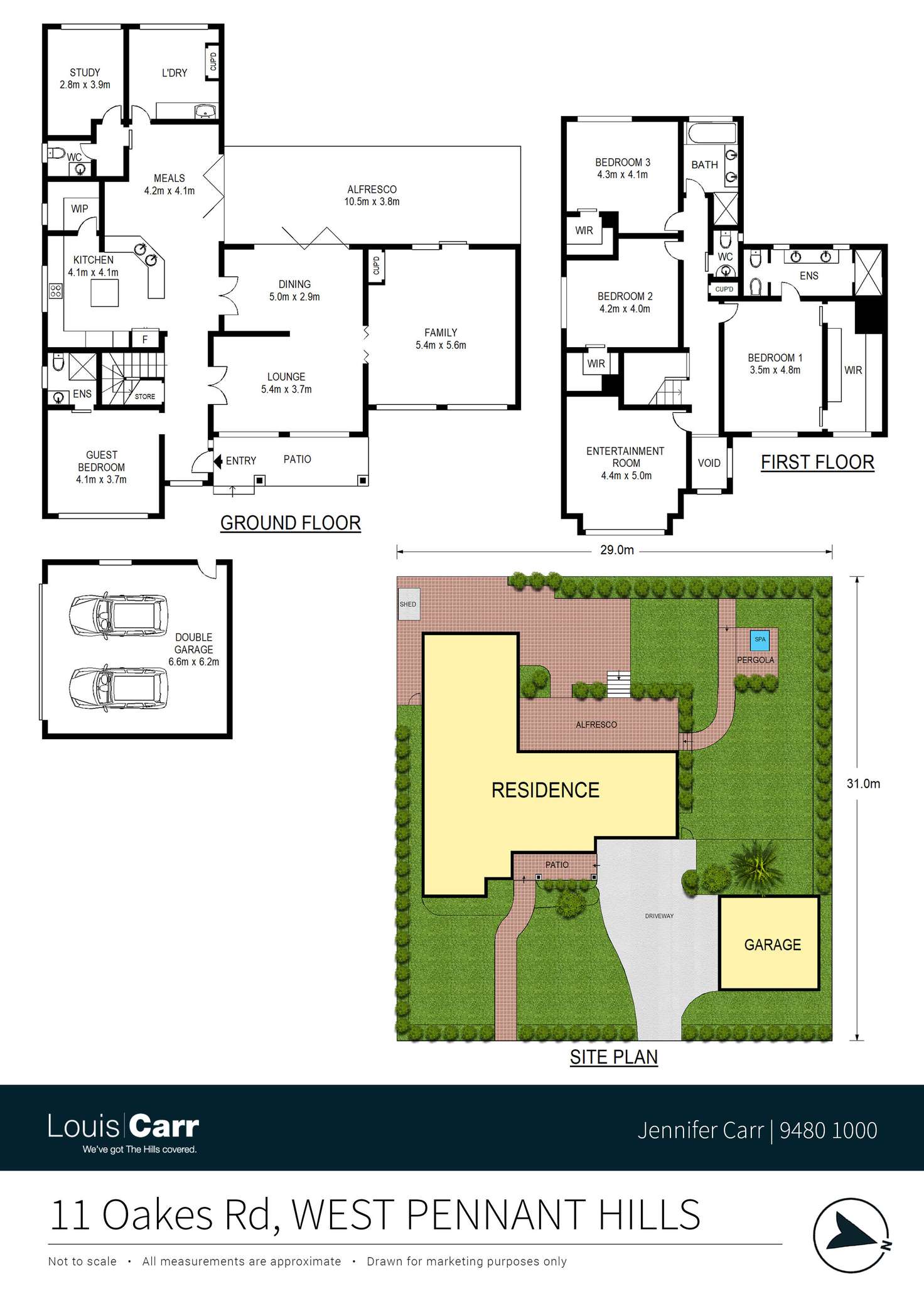 Floorplan of Homely house listing, 11 Oakes Road, West Pennant Hills NSW 2125