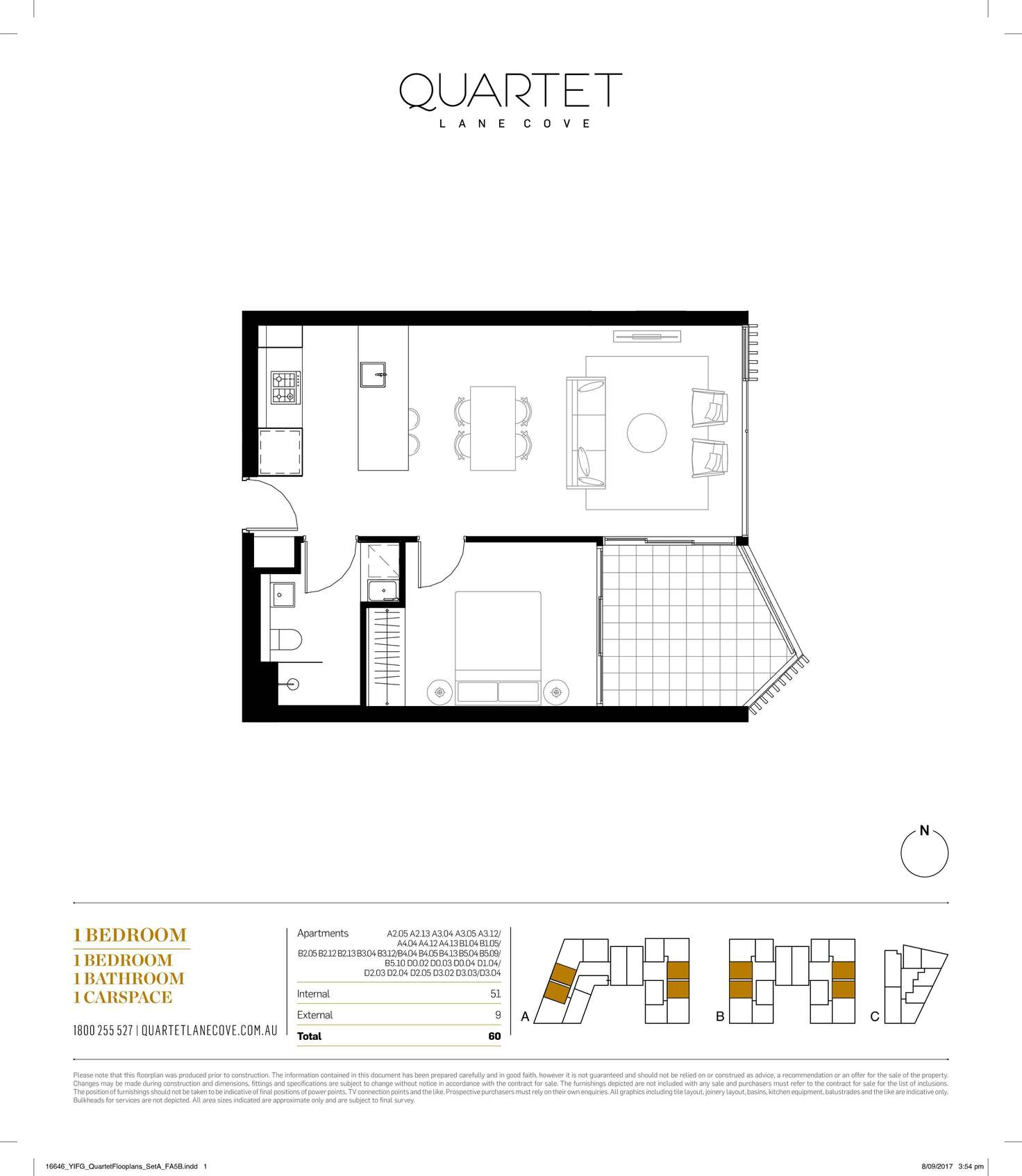 Floorplan of Homely apartment listing, 205/16 Birdwood Avenue, Lane Cove NSW 2066