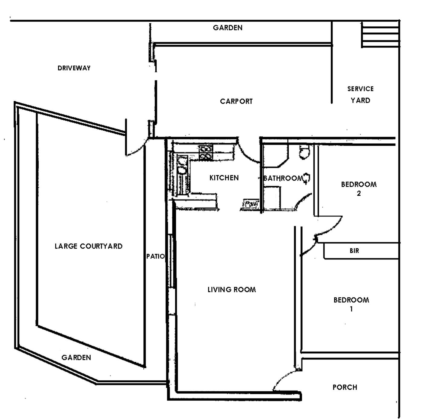 Floorplan of Homely unit listing, 1/8 Vine Street, Magill SA 5072