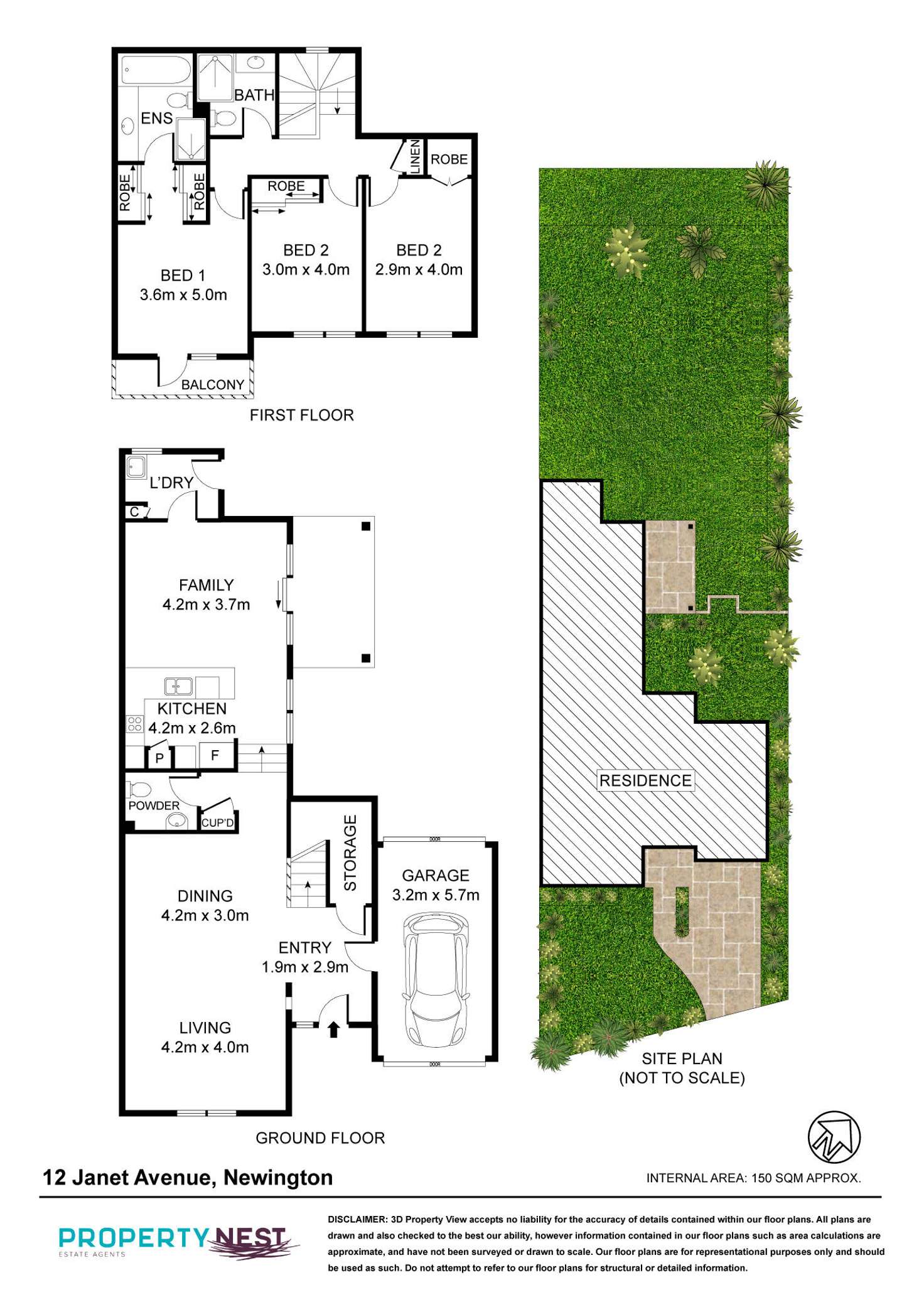 Floorplan of Homely house listing, 12 Janet Avenue, Newington NSW 2127