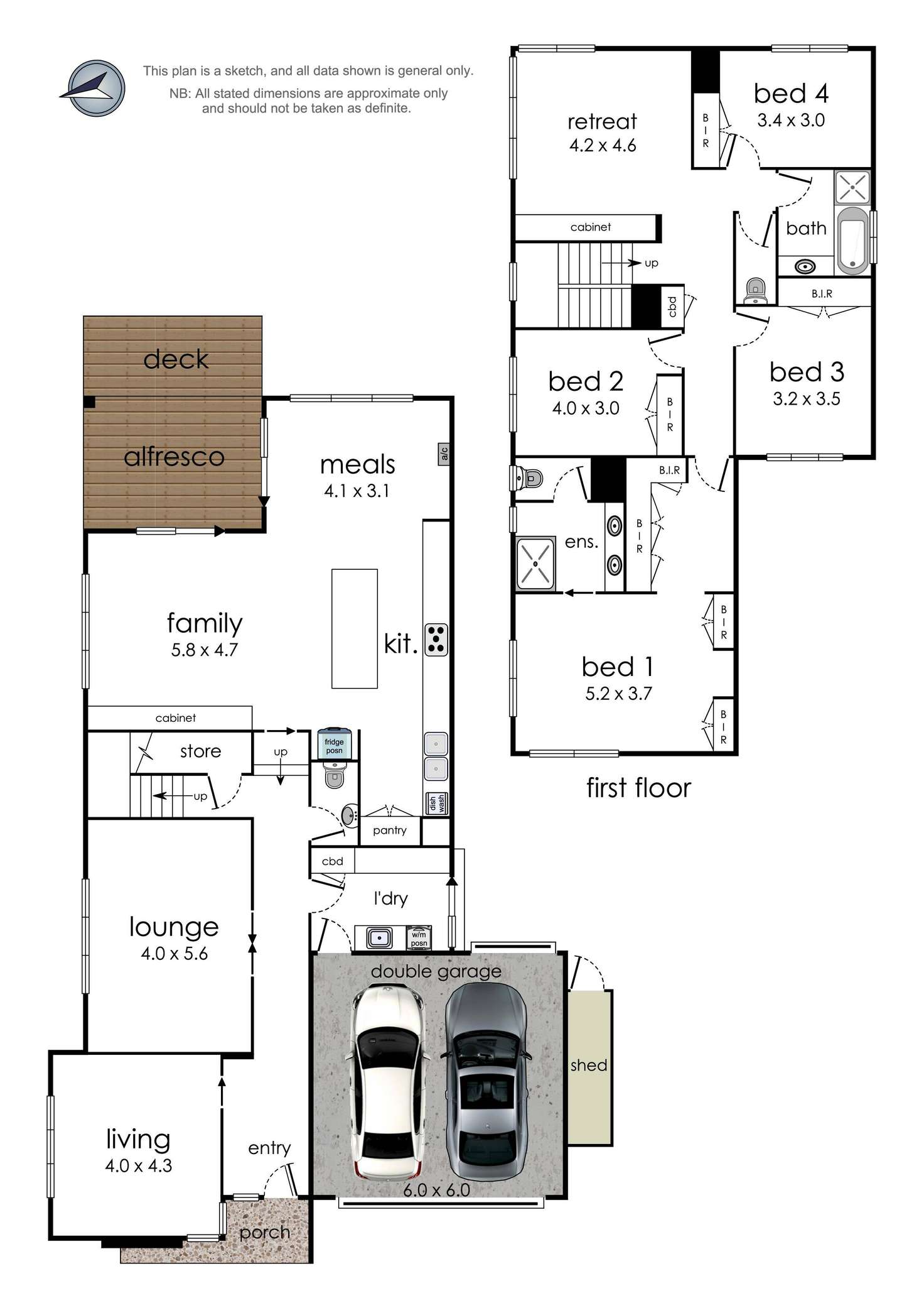 Floorplan of Homely house listing, 131 Botanica Drive, Chirnside Park VIC 3116