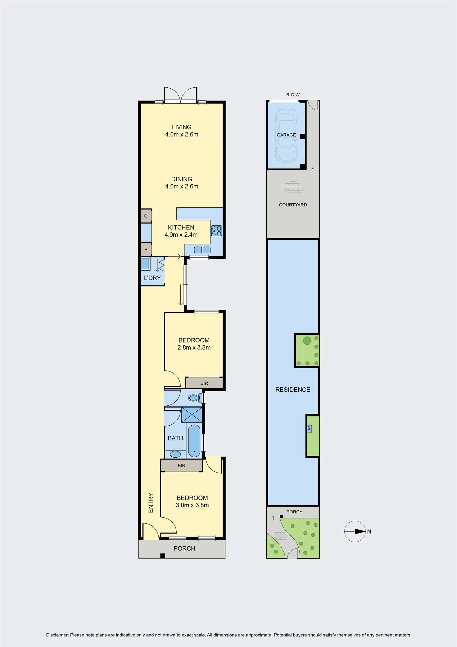 Floorplan of Homely house listing, 1/8 Hotham Street, Moonee Ponds VIC 3039