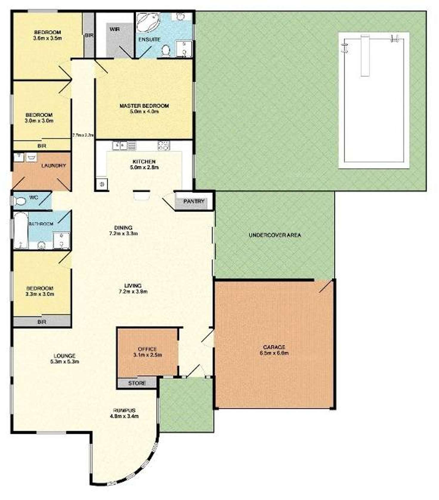 Floorplan of Homely house listing, 63 Charolais Crescent, Upper Kedron QLD 4055