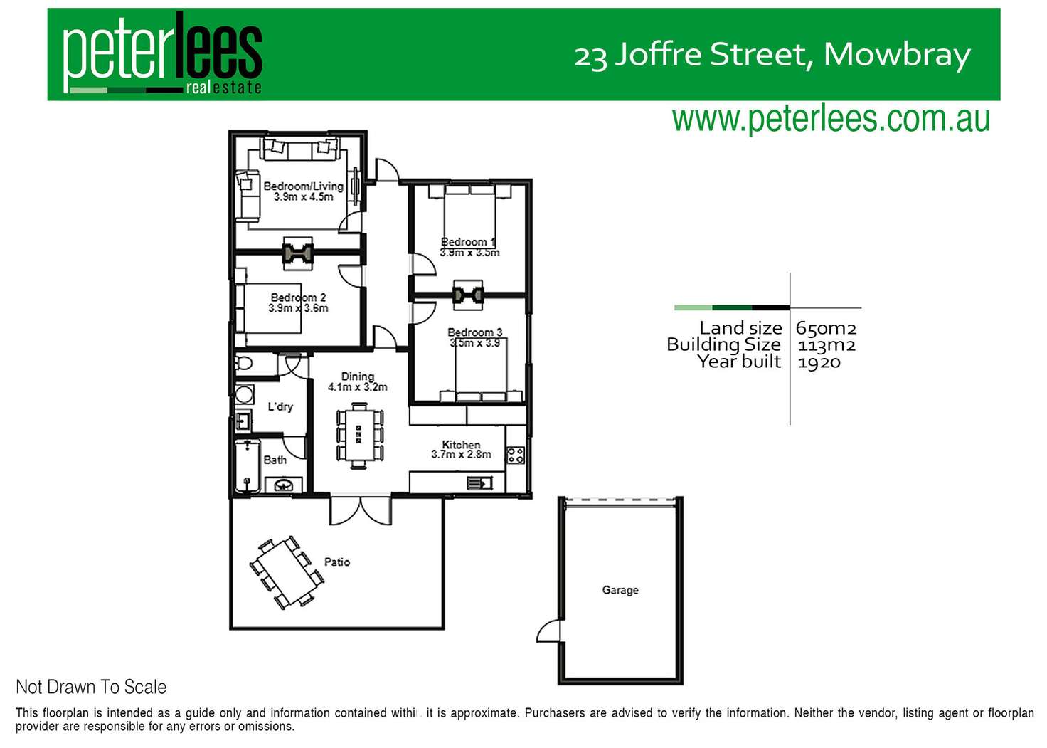 Floorplan of Homely house listing, 23 Joffre Street, Mowbray TAS 7248
