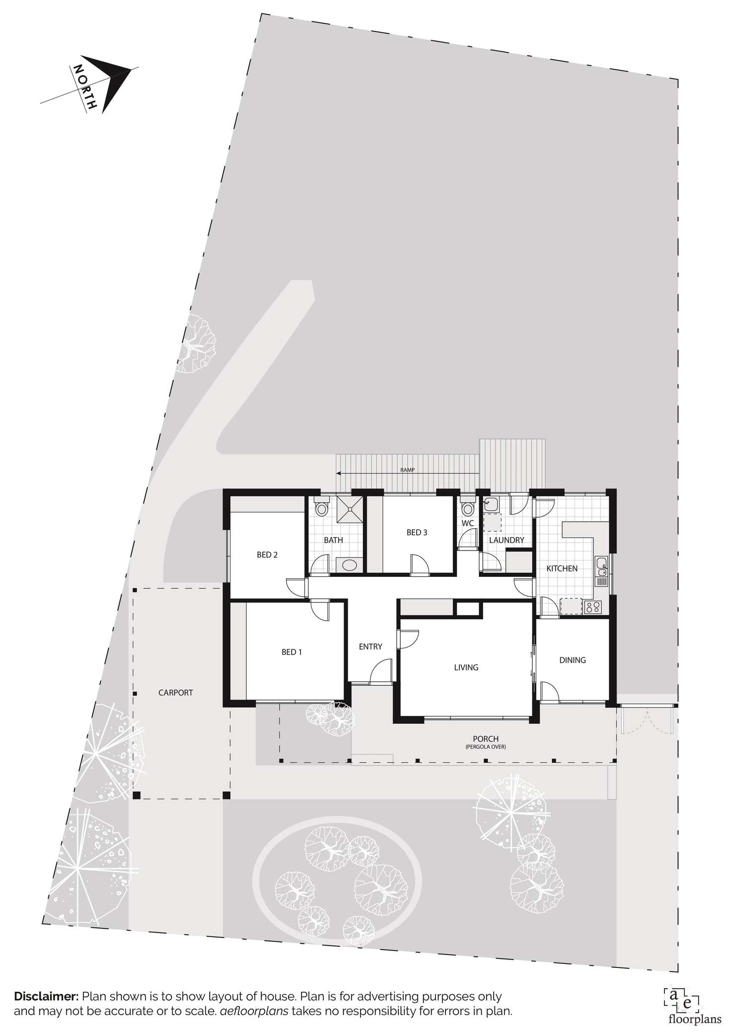 Floorplan of Homely house listing, 4 Bamford Street, Hughes ACT 2605