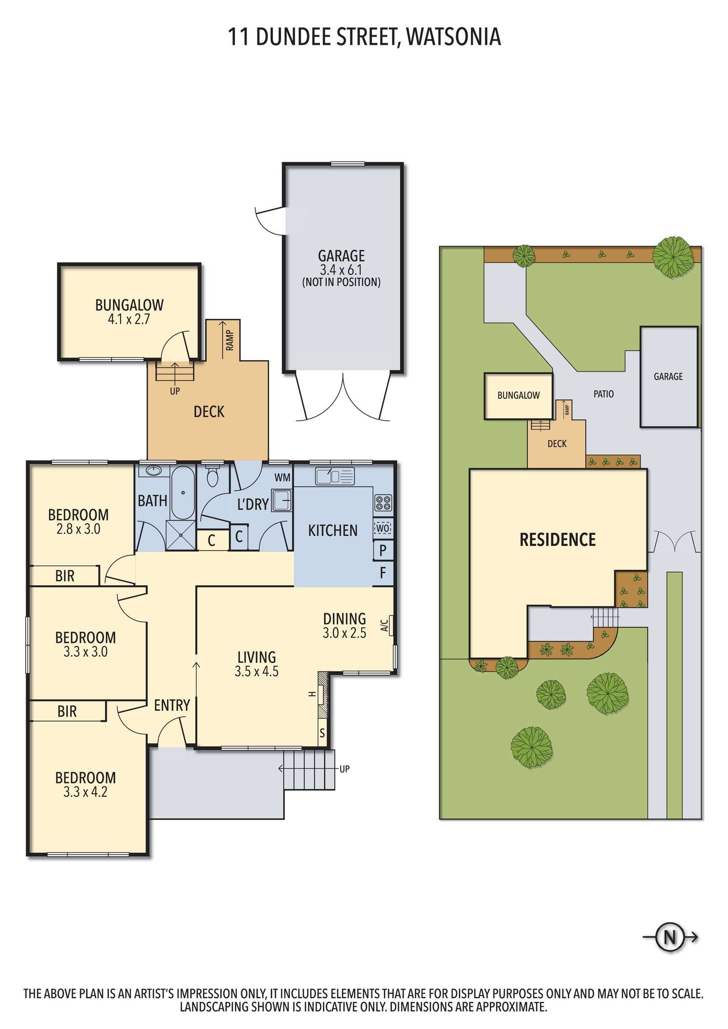 Floorplan of Homely house listing, 11 Dundee Street, Watsonia North VIC 3087