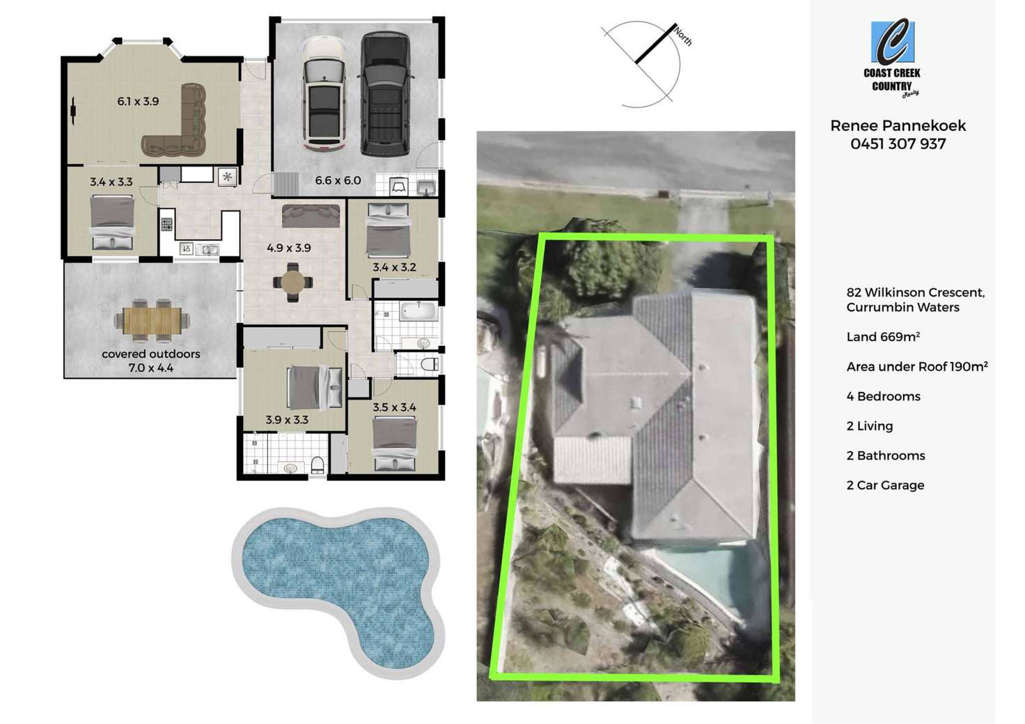 Floorplan of Homely house listing, 82 Wilkinson Crescent, Currumbin Waters QLD 4223