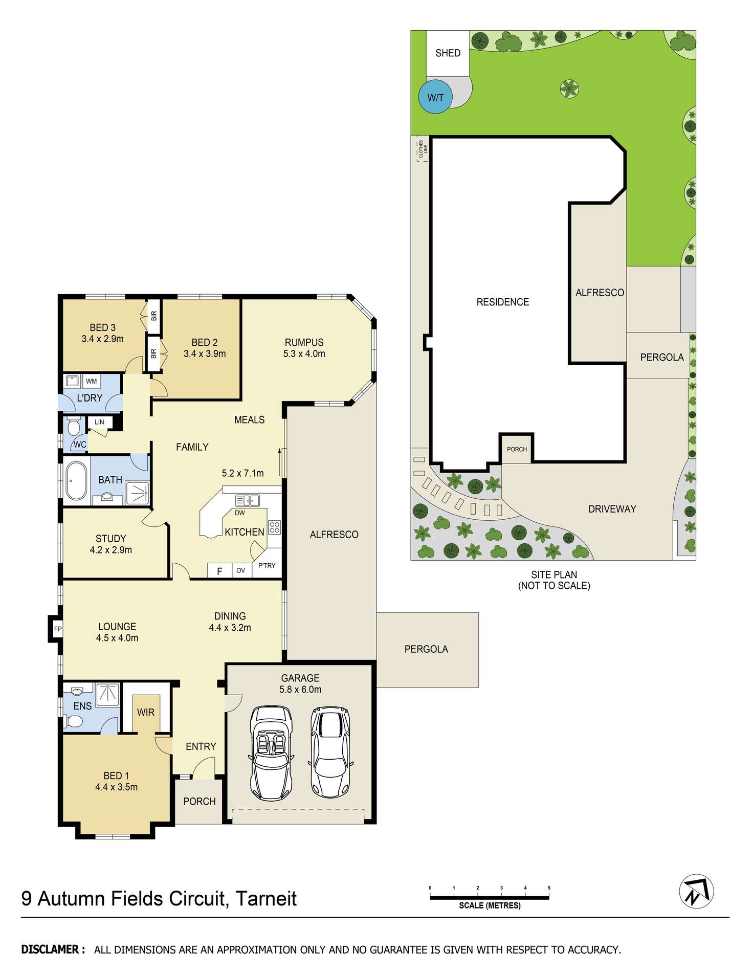 Floorplan of Homely house listing, 9 Autumn Fields Circuit, Tarneit VIC 3029