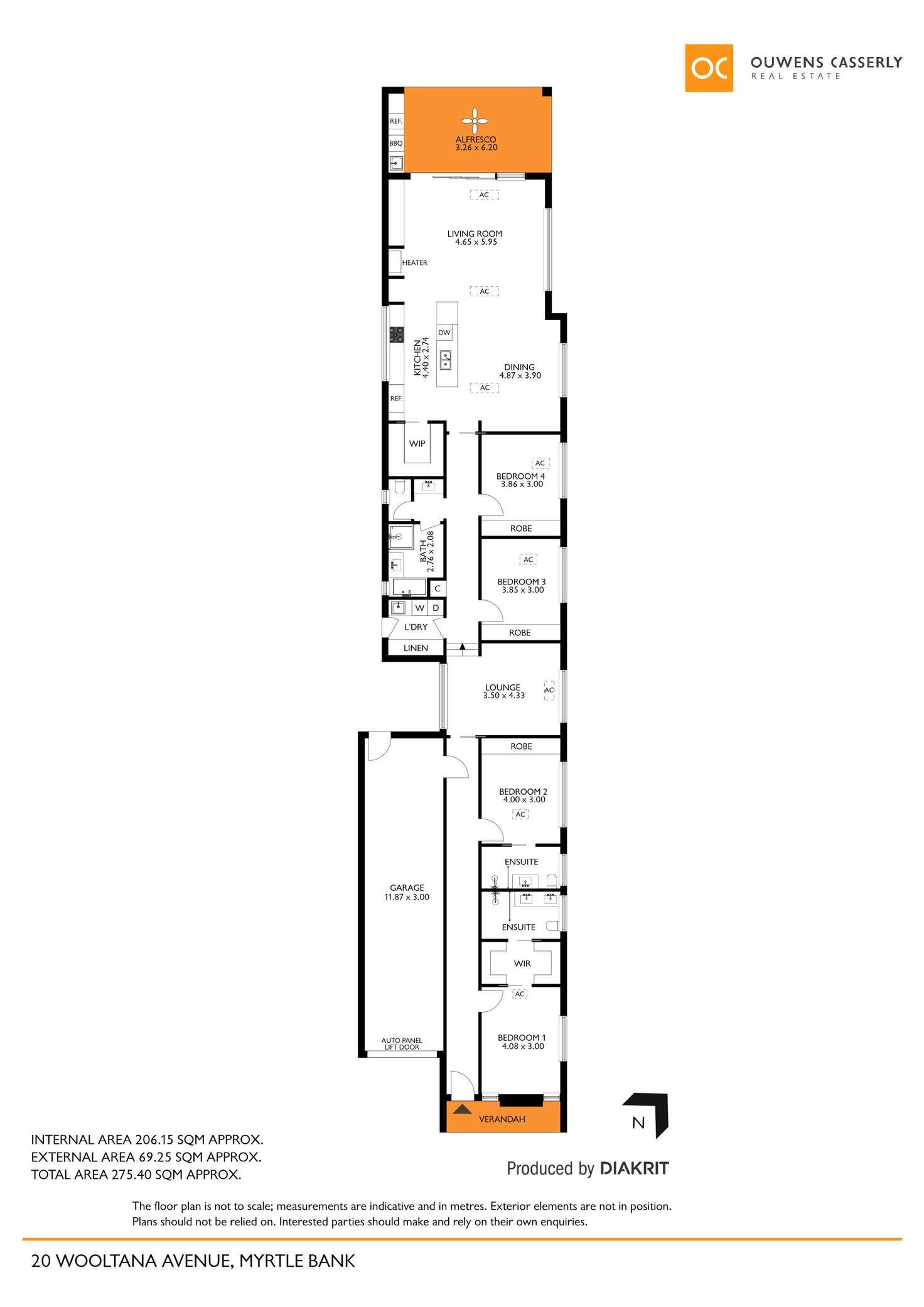 Floorplan of Homely house listing, 20 Wooltana Avenue, Myrtle Bank SA 5064