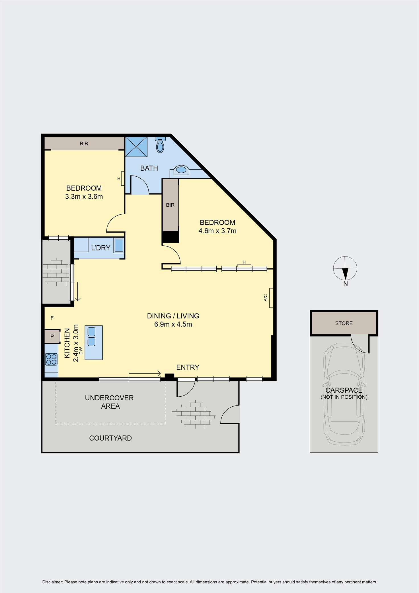 Floorplan of Homely apartment listing, 1/6 Sturt Street, Essendon VIC 3040