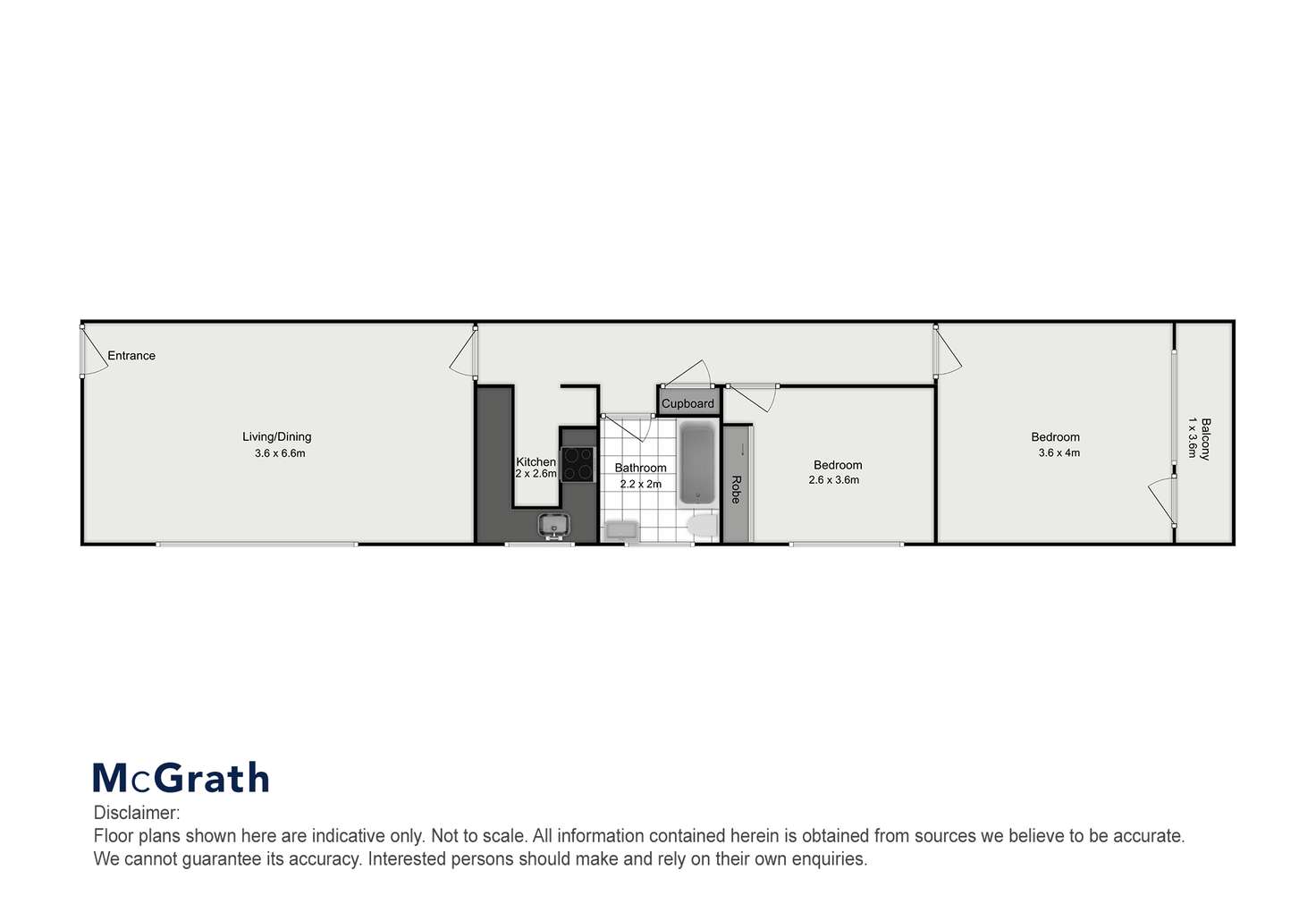 Floorplan of Homely unit listing, 21/53 Banks Street, Monterey NSW 2217