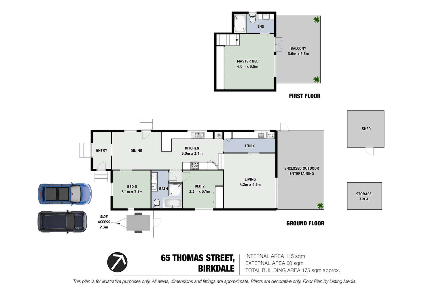 Floorplan of Homely house listing, 65 Thomas Street, Birkdale QLD 4159