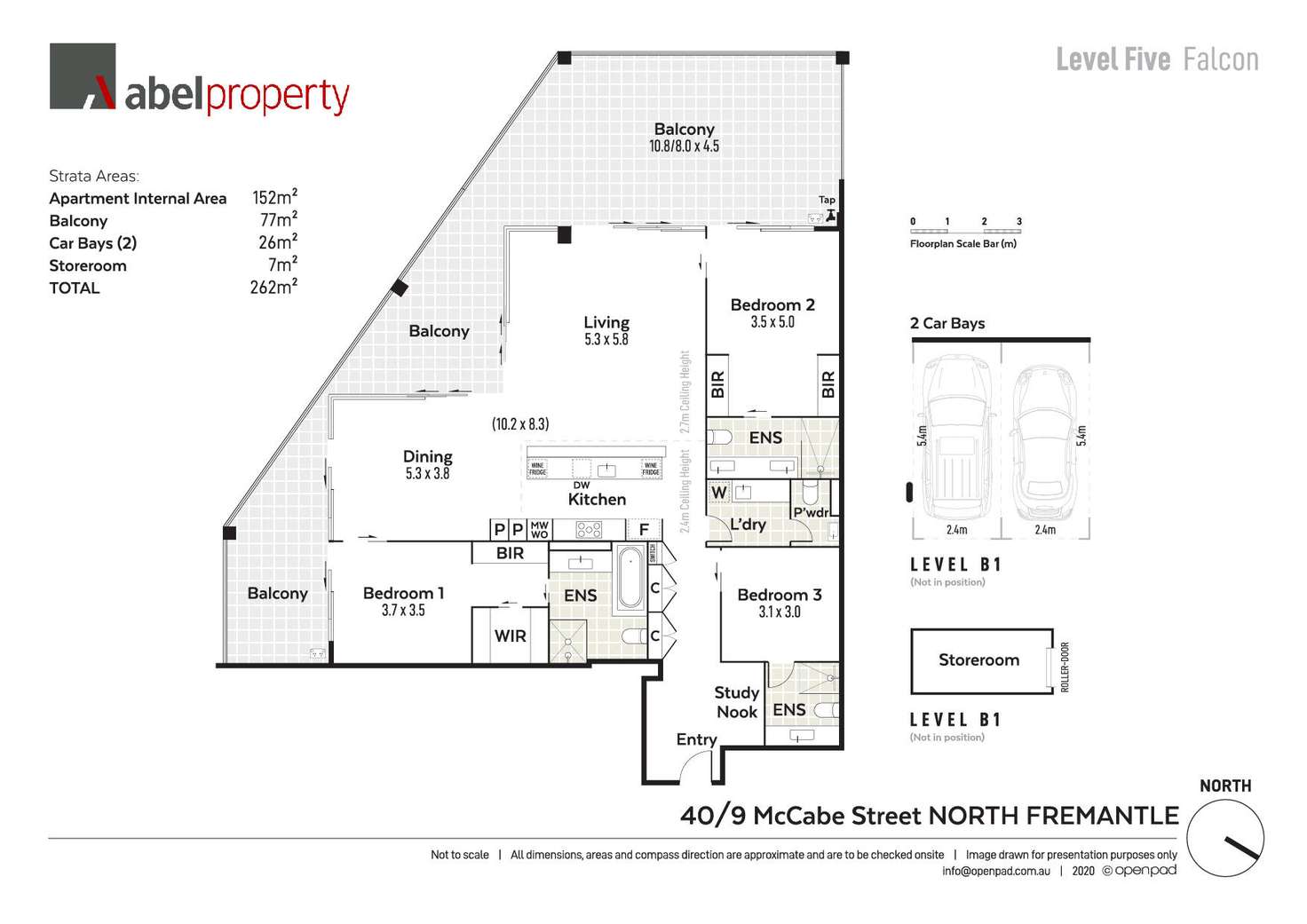 Floorplan of Homely apartment listing, 40/9 McCabe Street, North Fremantle WA 6159