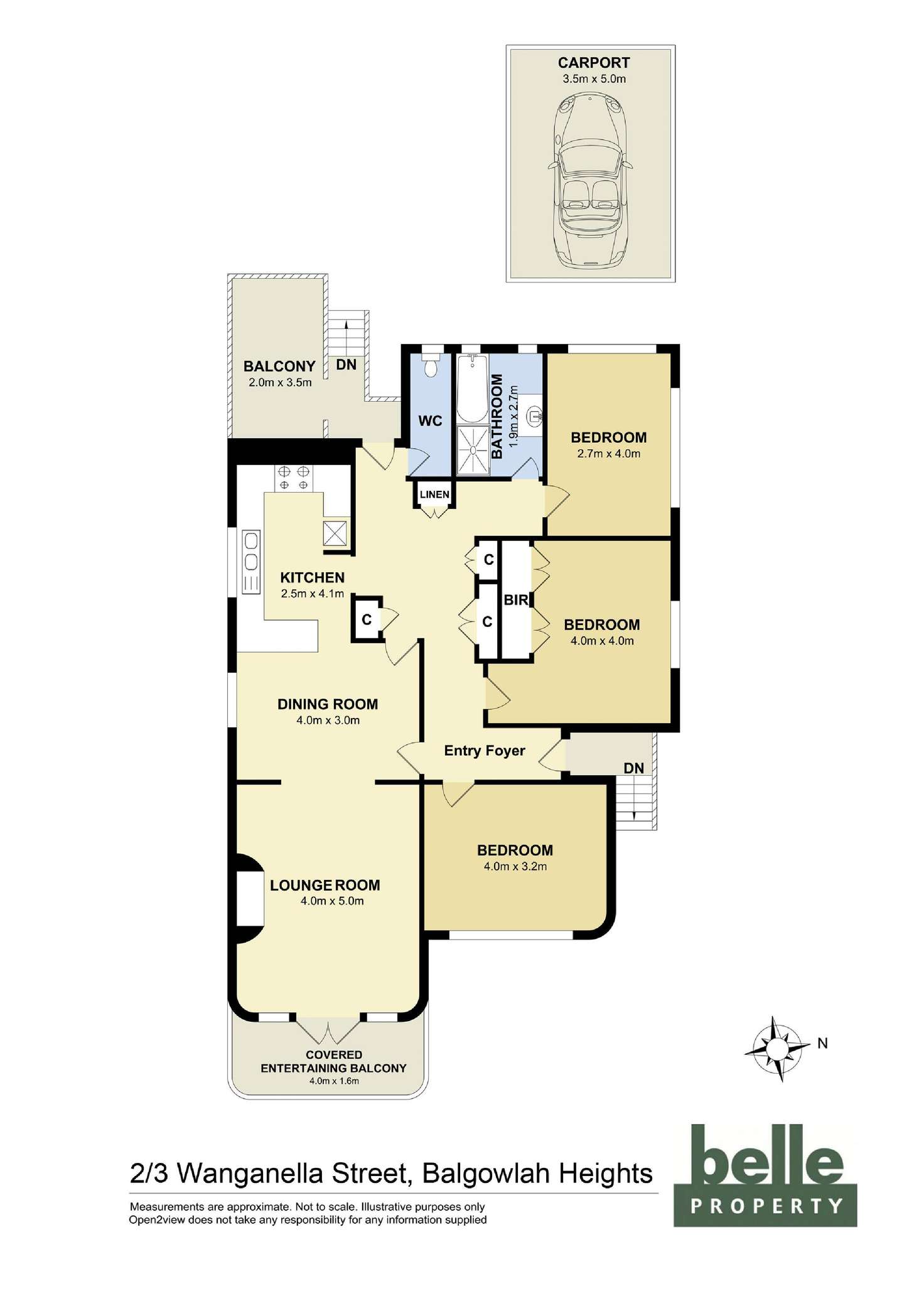 Floorplan of Homely apartment listing, 2/3 Wanganella Street, Balgowlah Heights NSW 2093