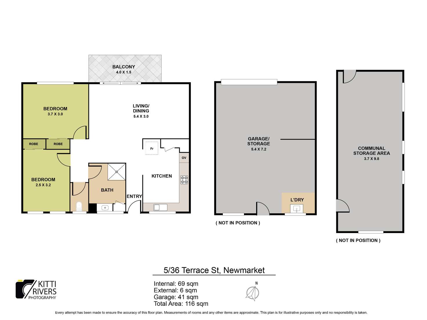 Floorplan of Homely apartment listing, 5/36 Terrace Street, Newmarket QLD 4051