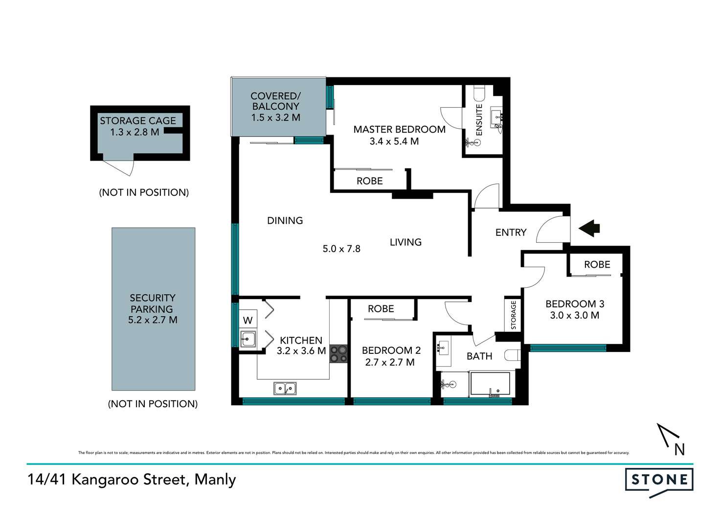 Floorplan of Homely apartment listing, 14/41 Kangaroo Street, Manly NSW 2095
