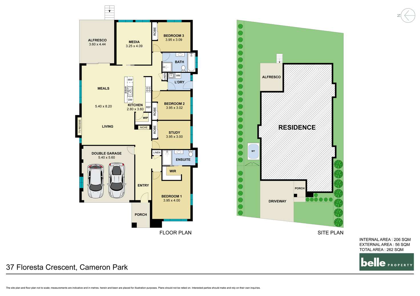Floorplan of Homely house listing, 37 Floresta Crescent, Cameron Park NSW 2285