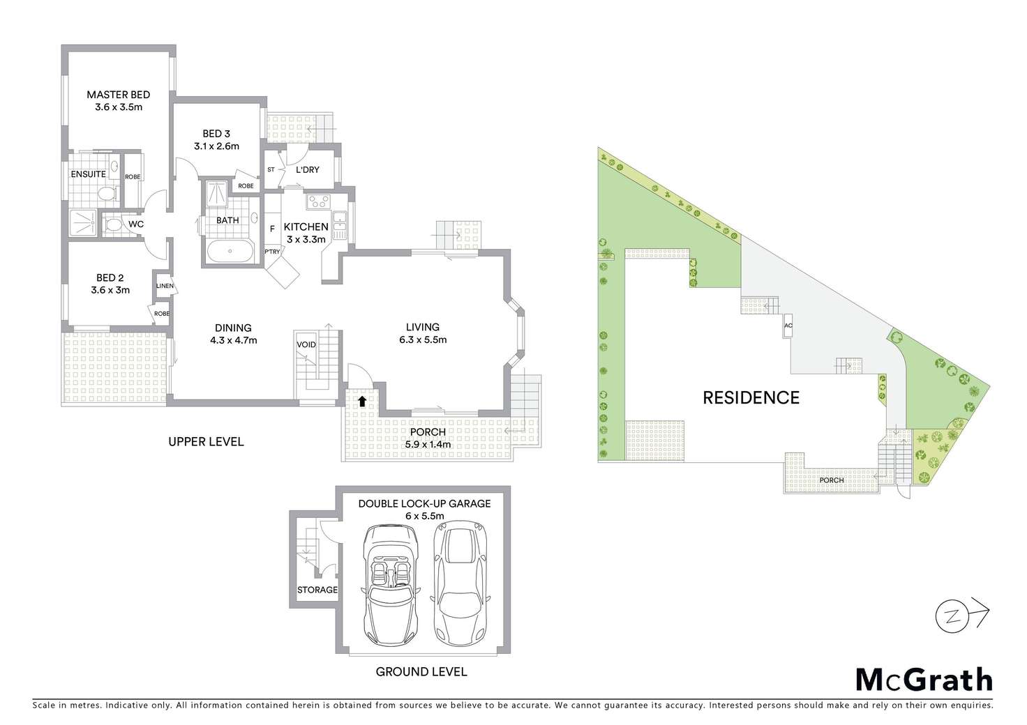 Floorplan of Homely townhouse listing, 1/46 View Parade, Saratoga NSW 2251