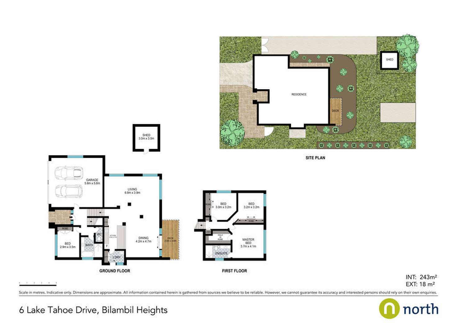 Floorplan of Homely house listing, 6 Lake Tahoe Drive, Bilambil Heights NSW 2486