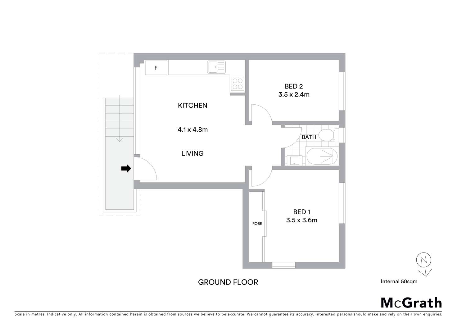 Floorplan of Homely apartment listing, 4/709 Kingsway, Gymea NSW 2227