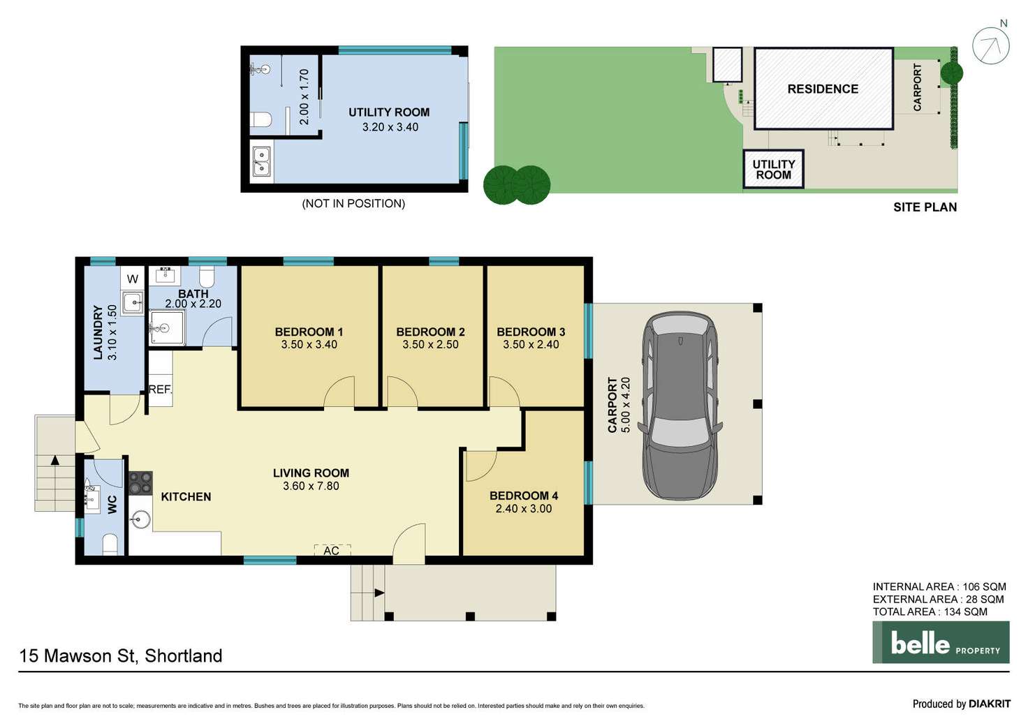 Floorplan of Homely house listing, 15 Mawson Street, Shortland NSW 2307