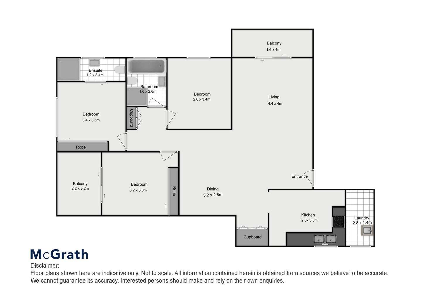 Floorplan of Homely apartment listing, 11/32 Chapel Street, Rockdale NSW 2216