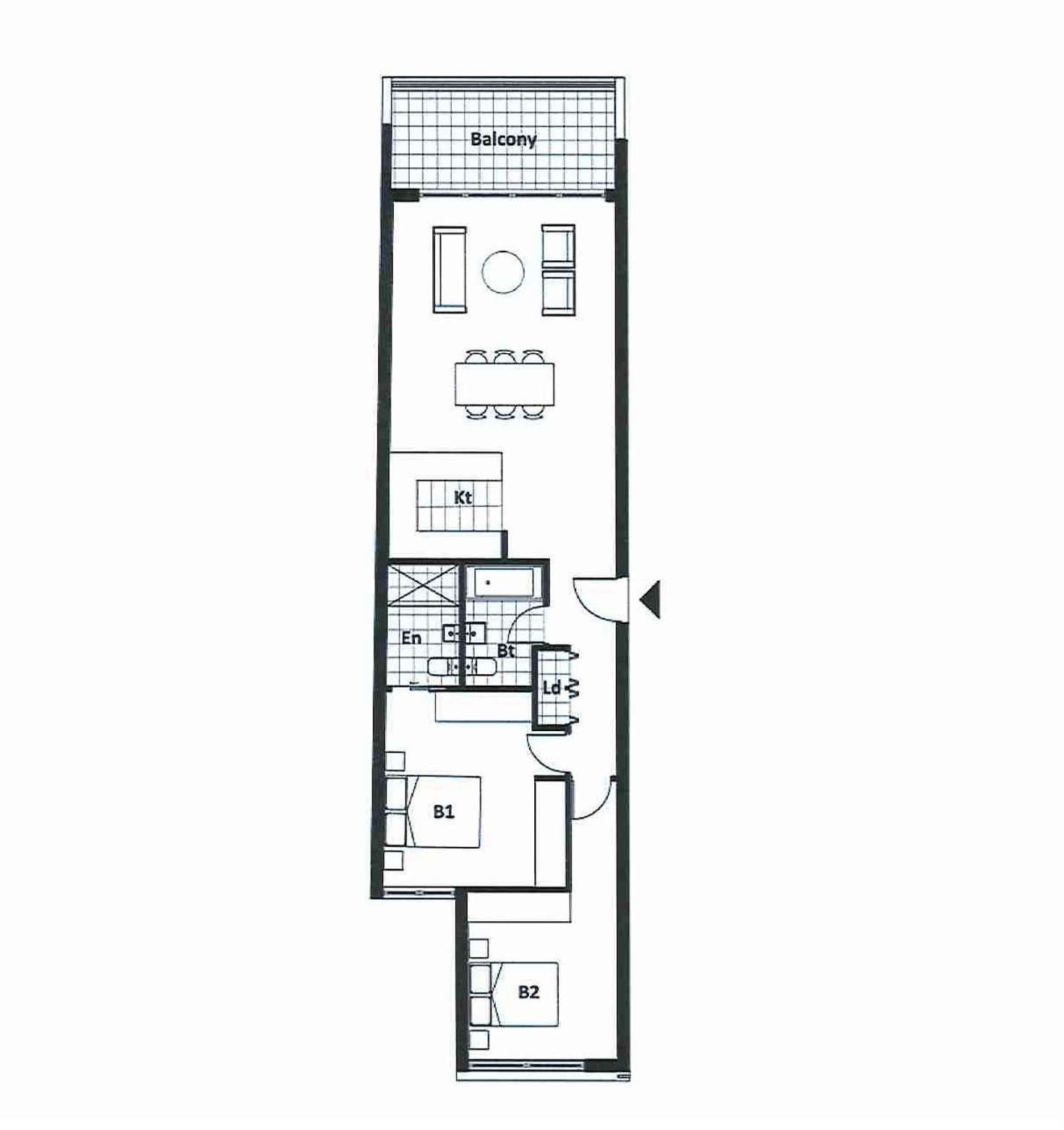 Floorplan of Homely apartment listing, 7070/74-78 Belmore Street, Ryde NSW 2112