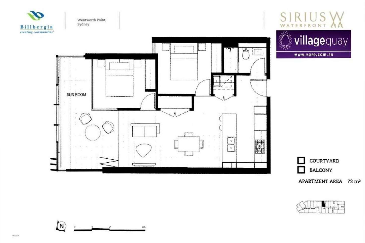 Floorplan of Homely apartment listing, 405/3 Foreshore Place, Wentworth Point NSW 2127