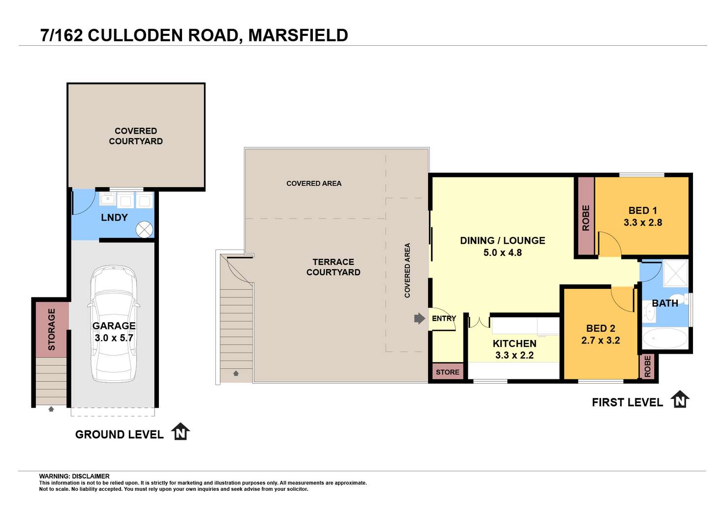 Floorplan of Homely townhouse listing, 7/162 Culloden Road, Marsfield NSW 2122