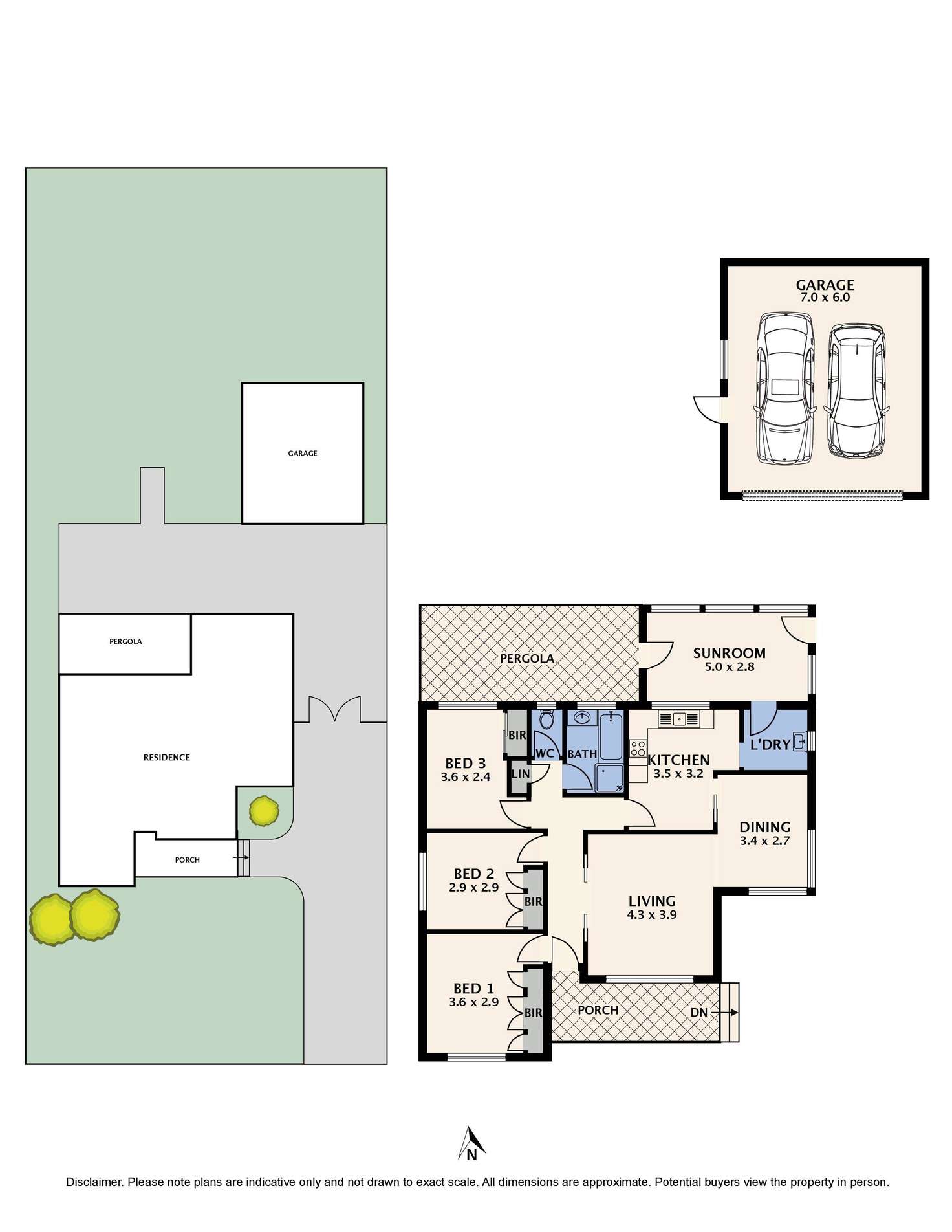 Floorplan of Homely house listing, 54 Hickford Street, Reservoir VIC 3073