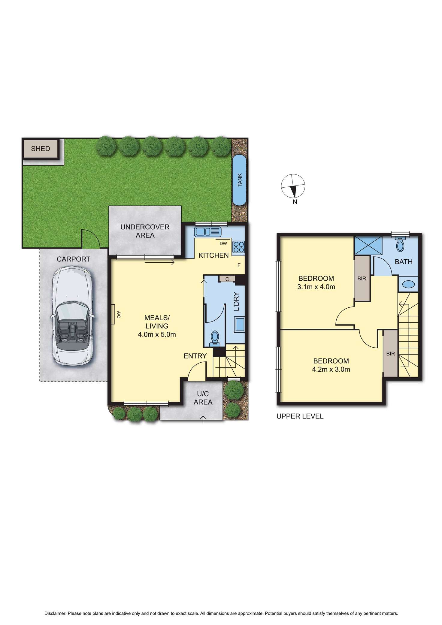Floorplan of Homely townhouse listing, 3/76 Crookston Road, Reservoir VIC 3073