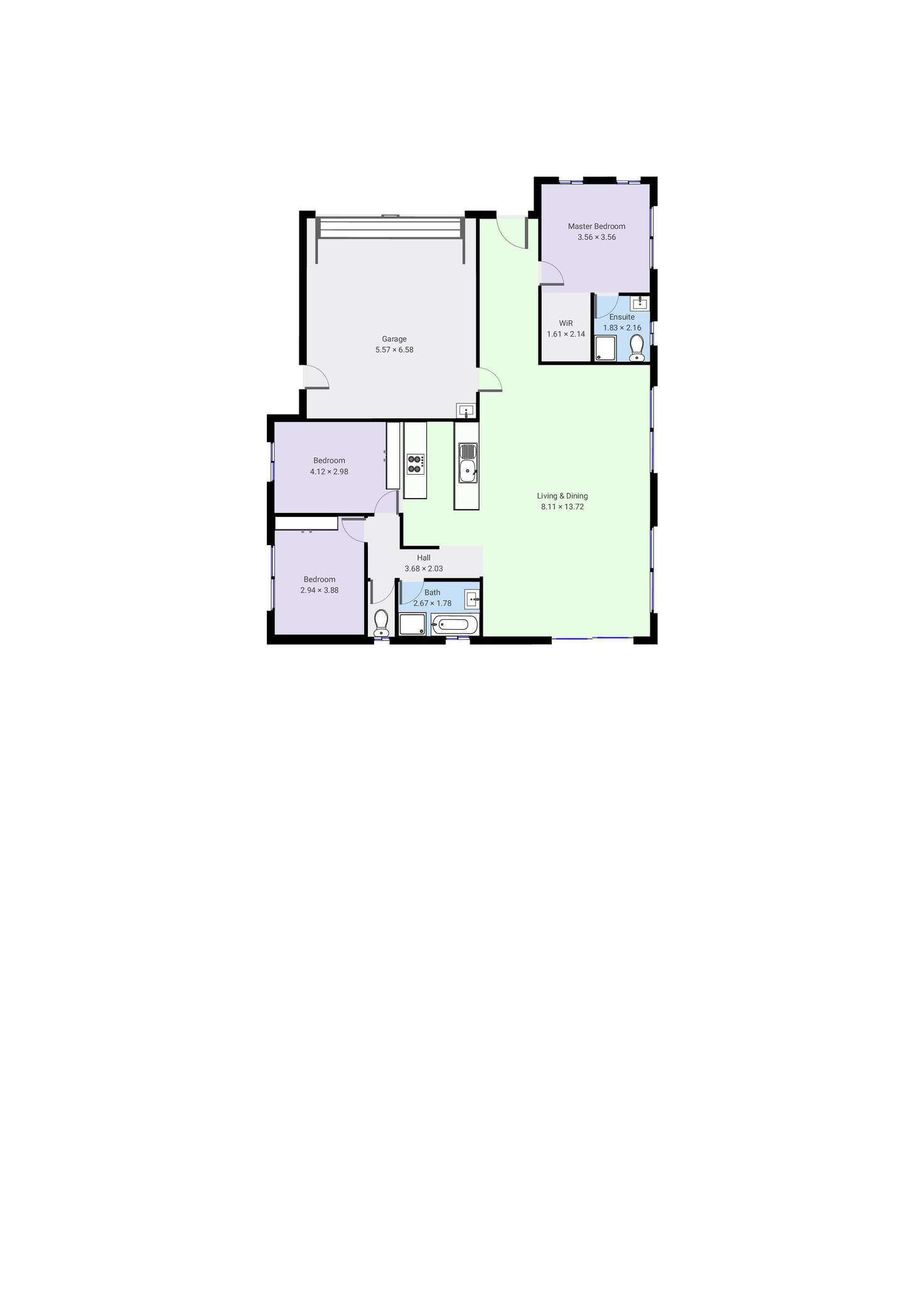 Floorplan of Homely house listing, 31 Castleton Street, Wodonga VIC 3690
