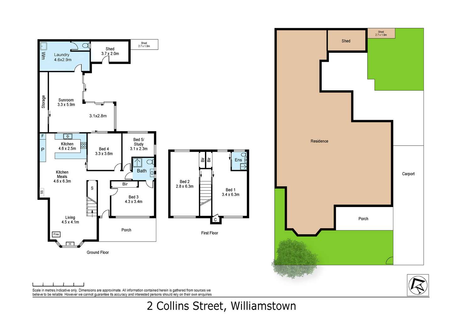 Floorplan of Homely house listing, 2 Collins Street, Williamstown VIC 3016