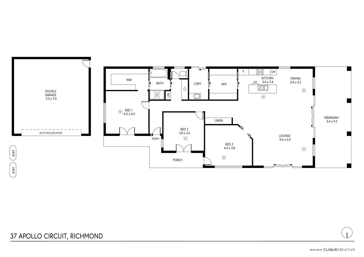 Floorplan of Homely house listing, 37 Apollo Circuit, Richmond SA 5033