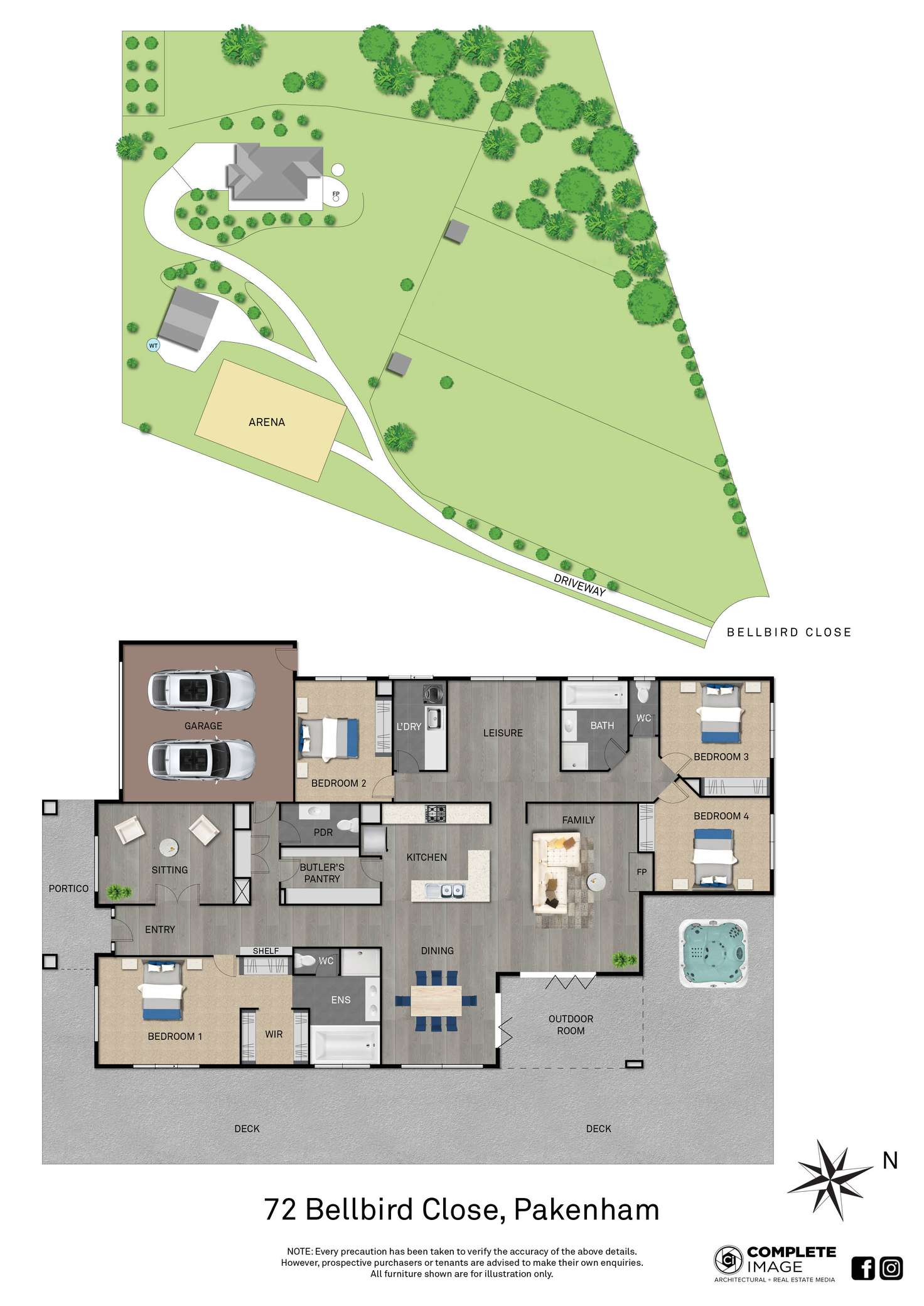 Floorplan of Homely house listing, 72 Bellbird Close, Pakenham VIC 3810