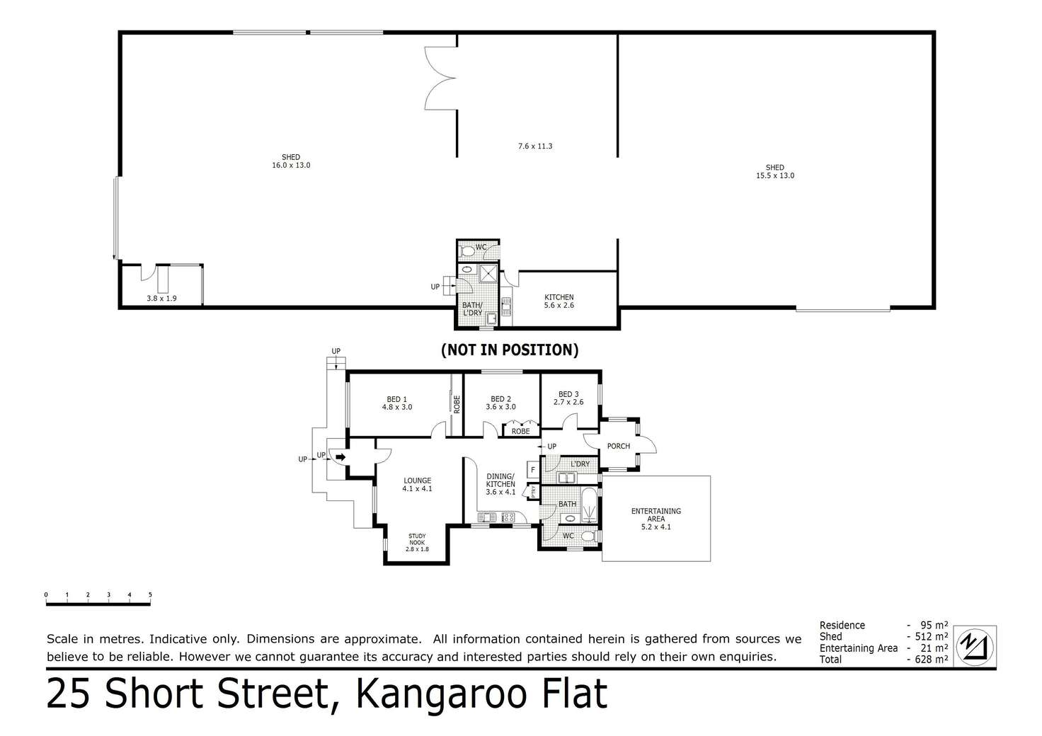 Floorplan of Homely house listing, 25 Short Street, Kangaroo Flat VIC 3555