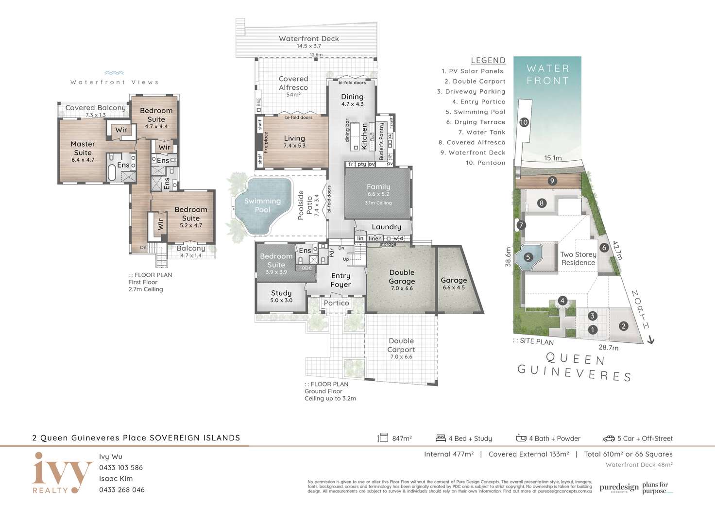 Floorplan of Homely house listing, 2 Queen Guineveres Place, Sovereign Islands QLD 4216