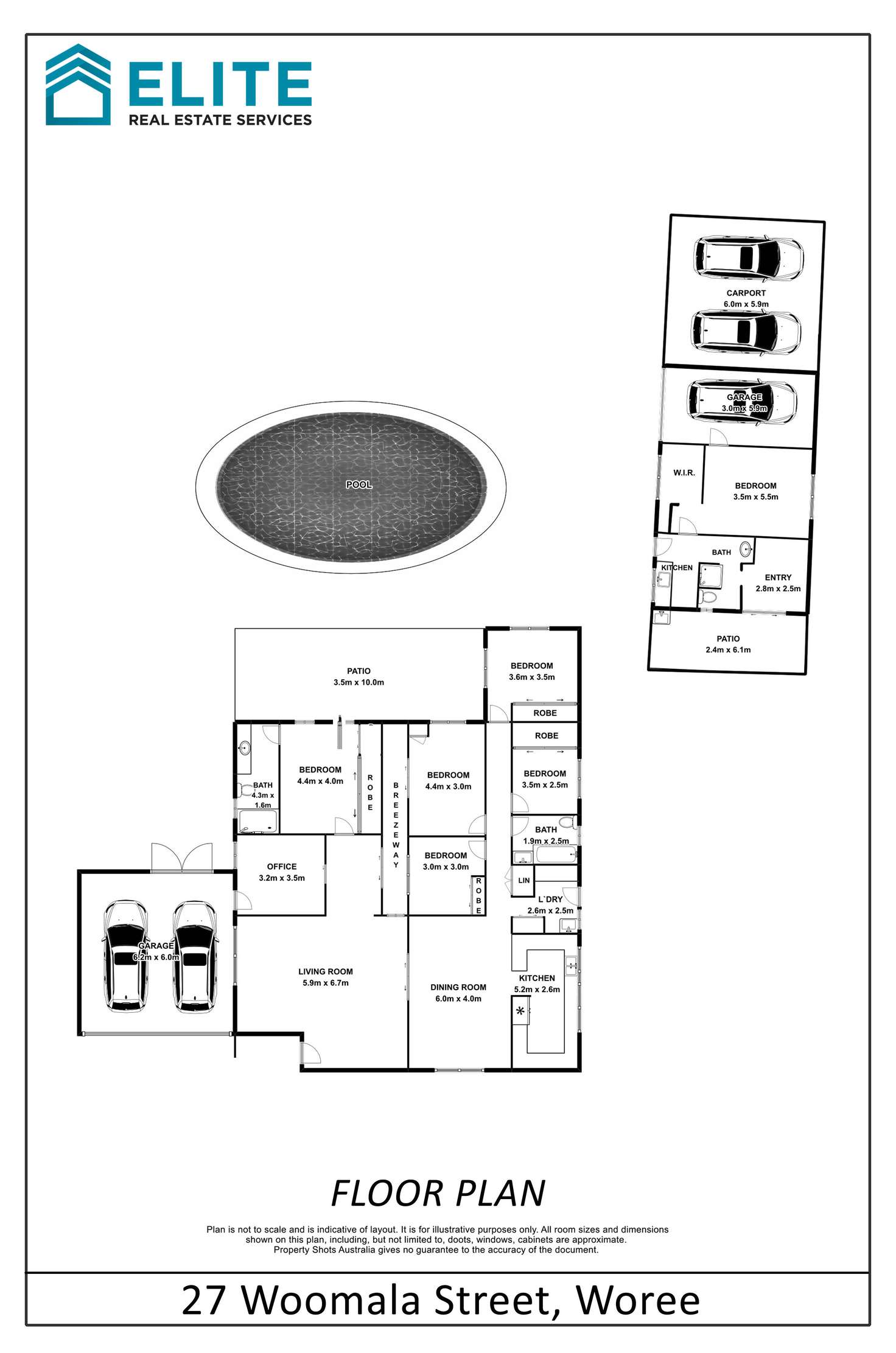 Floorplan of Homely house listing, 27 Woomala Street, Woree QLD 4868