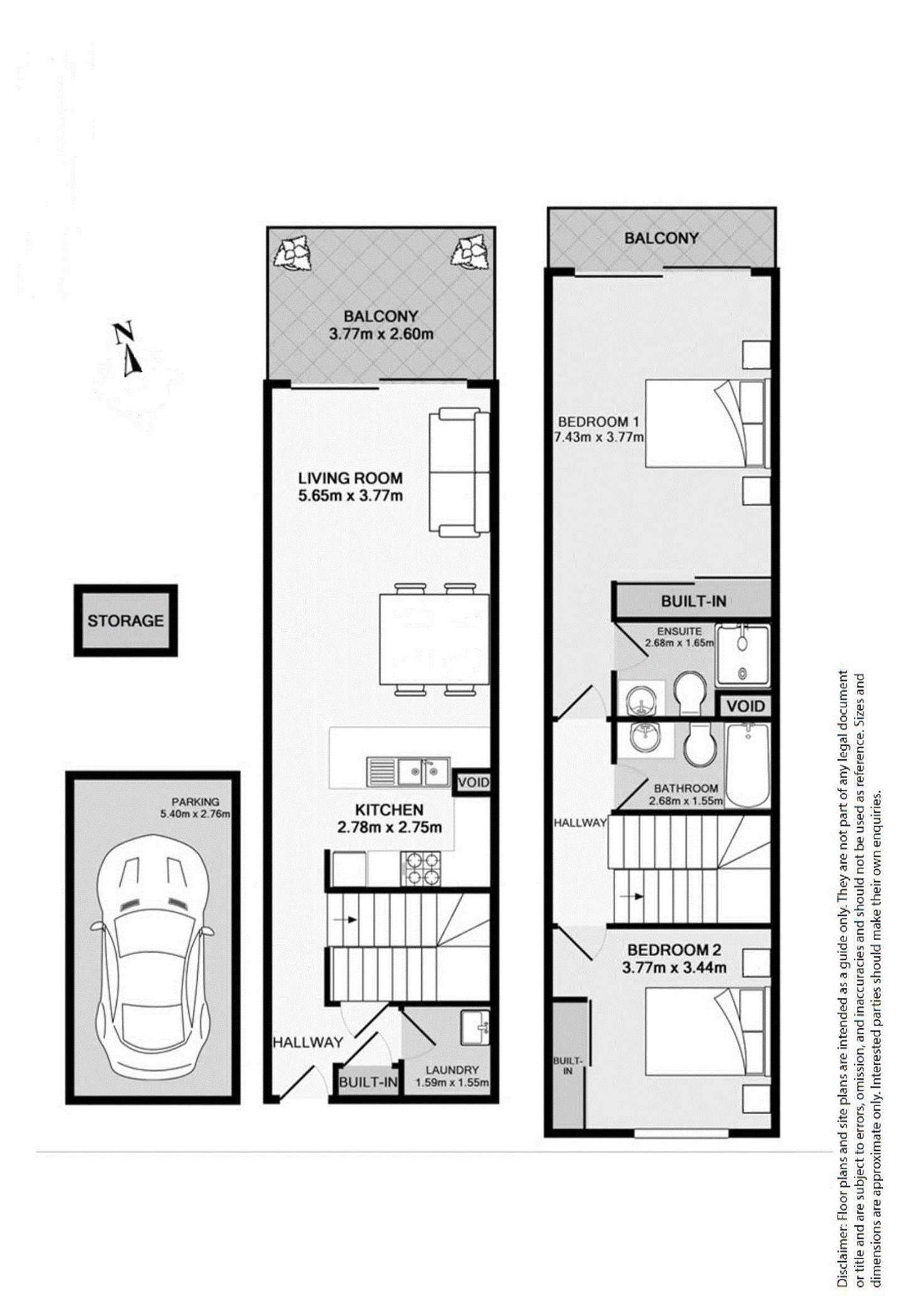 Floorplan of Homely apartment listing, 312/19 Hill Road, Wentworth Point NSW 2127