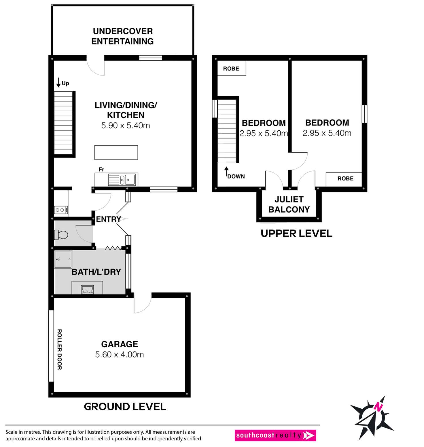 Floorplan of Homely unit listing, 2/33 Esplanade, Victor Harbor SA 5211