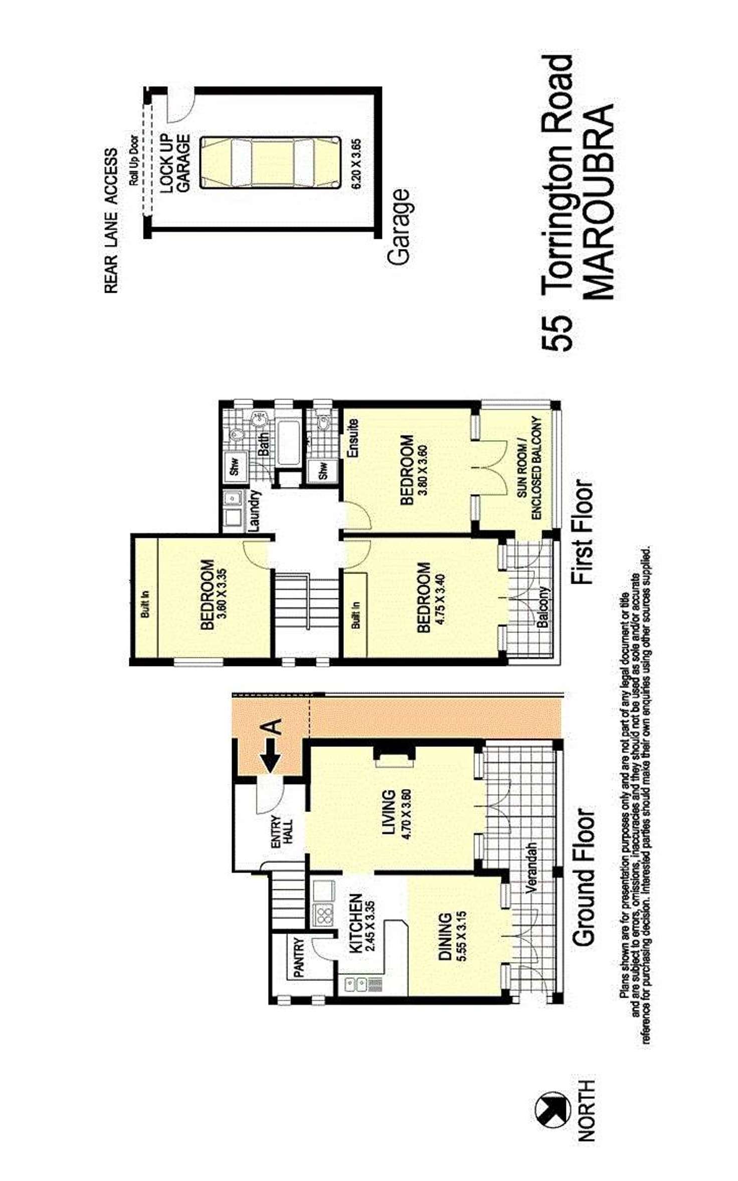 Floorplan of Homely apartment listing, 55a Torrington Road, Maroubra NSW 2035