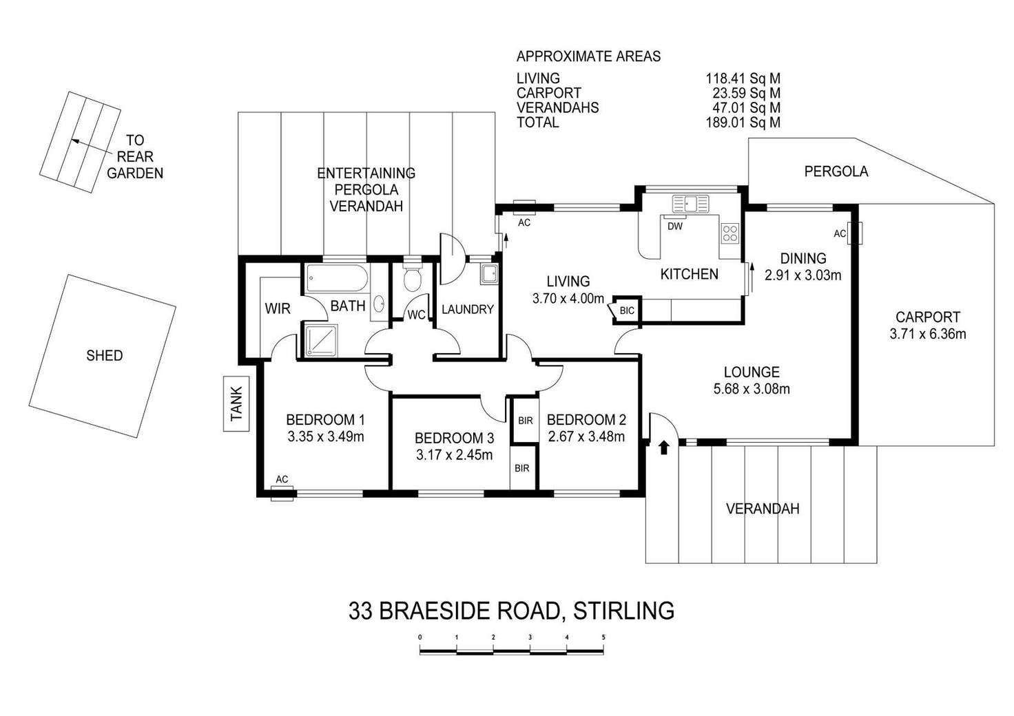 Floorplan of Homely house listing, 33 Braeside Road, Stirling SA 5152