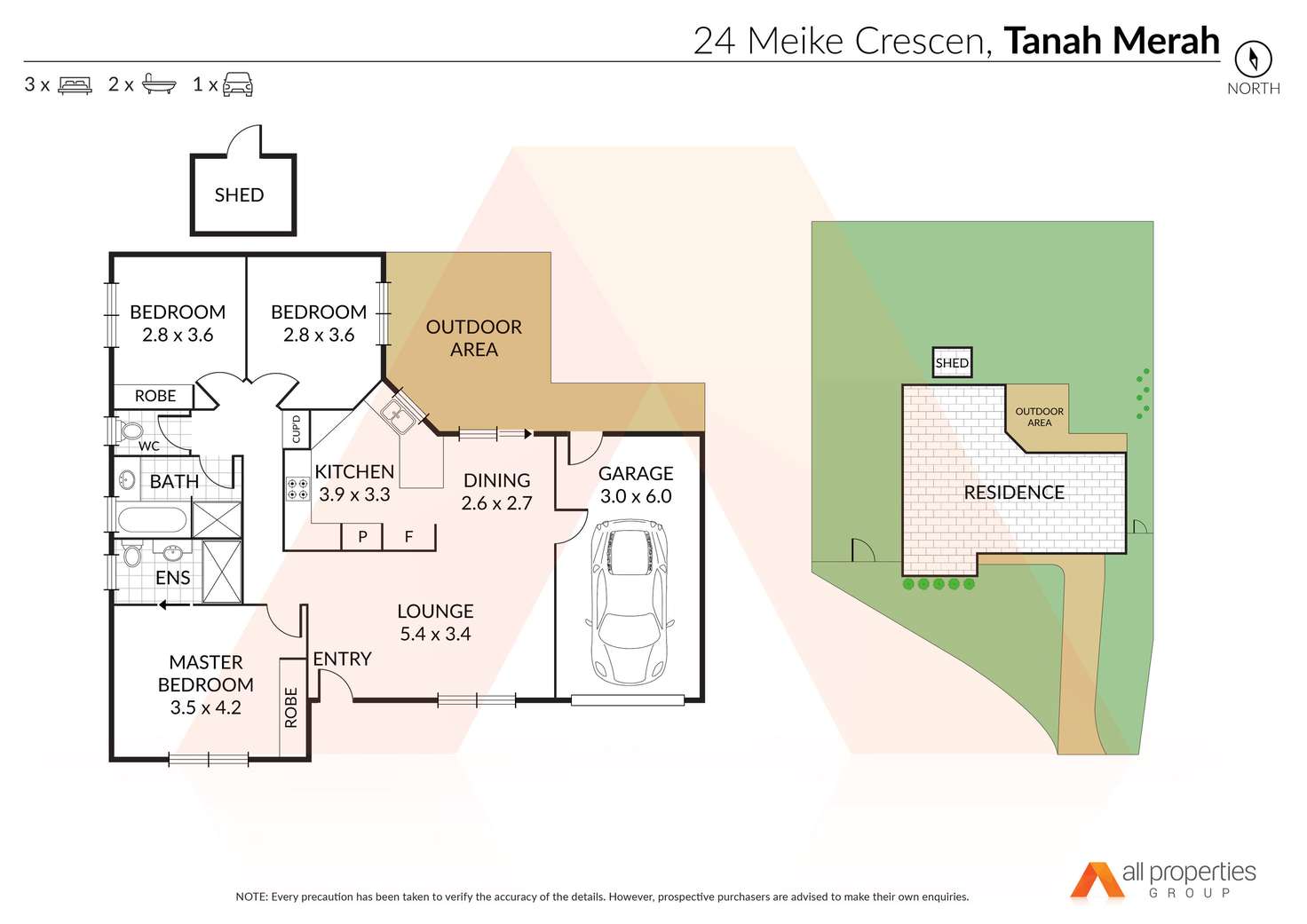 Floorplan of Homely house listing, 24 Meike Crescent, Tanah Merah QLD 4128