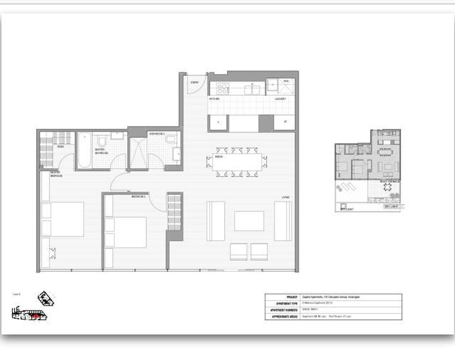 Floorplan of Homely apartment listing, B601/260 Anzac Parade, Kensington NSW 2033